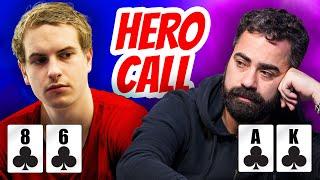 The GREATEST HERO CALL In WSOPE History! ⋆ Slots ⋆ #Shorts