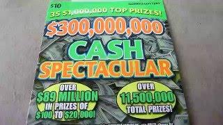 Instant Lottery Ticket - Scratch Off Video - $10 Cash Spectacular