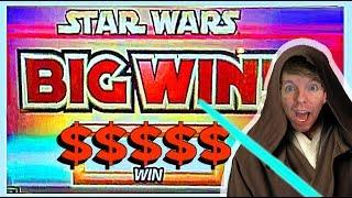 JEDI-NORMOUS!•  LAST "STAR WARS" SLOT YOU WILL EVER SEE!!! Slot Machine Pokie Bonus Win Videos