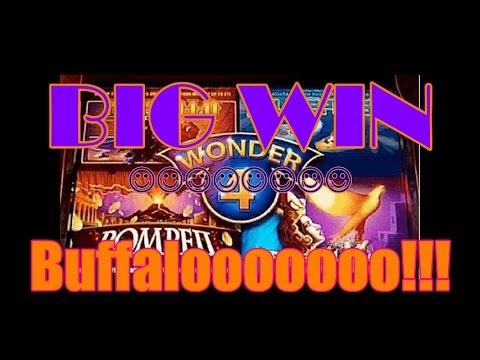 ~BIG WIN~ Wonder 4 Buffalooooo | Slot Machine Line Hit