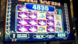 Country Girl WMS BIG WIN max bet slot machine bonus round free spins