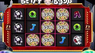 BETTY BOOP Video Slot Casino Game with a "HUGE WIN" WHEEL BONUS