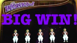 Oompa Loompa 10xMultiplier WIN on BONUS•LIVE PLAY• Willy Wonka Slot Machine at Cosmo in Las Vegas