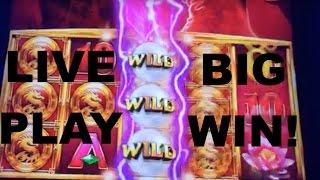 BIG WIN!! LIVE PLAY on Fortune's Way Slot Machine with Bonus