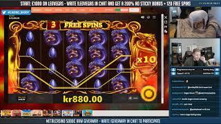 Dragons Fire BIG WIN - Online Slots - Casino Win from LIVE Stream