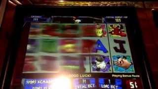 Super Money Storm Slot Machine Bonus $.05 Denom Bellagio Casino Las Vegas