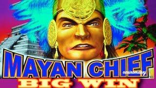 Mayan Chief Slot - *BIG SLOT WIN* - Free Spin Bonus - Slot Machine Bonus