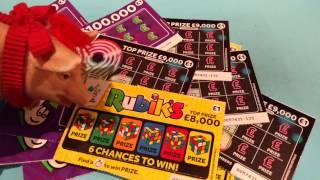 Scratchcards...RUBIK's...100,000 PURPLE...NEON 9...Lets all Play..and Piggy
