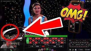 Live Roulette Someones Betting HUGE!!!