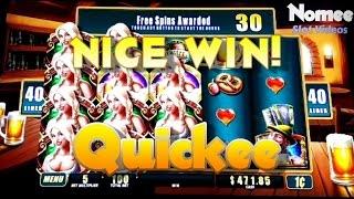 Bier Haus 200 Slot Machine - Free Spins Bonus - Very Nice Win!