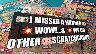•I Missed  a Win.•and we do some other Scratchcards•