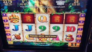 I’m BACK!!! BIG WIN with a $5 BONUS on TEMPLE of RICHES Slot Machine