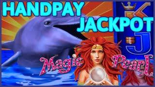 Lighting Link Magic Pearl HANDPAY JACKPOT ~ HIGH LIMIT $50 Bonus Round Slot Machine Casino