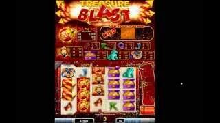 IGT Treasure Blast Video Slot - Bonus Rounds And Wild Reels