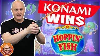 WHO •️'S KONAMI JACKPOTS?! •Oriental Festival & Hoppin' Fish JACKPOT$!
