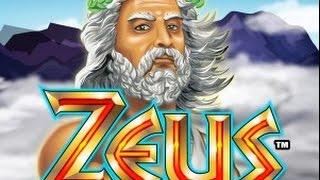 WMS Zeus slot | 1 Line Freespins £3 bet | Mega Big Win!