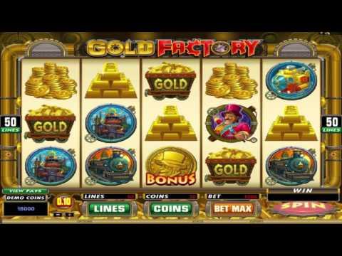 Free Gold Factory slot machine by Microgaming gameplay ★ SlotsUp