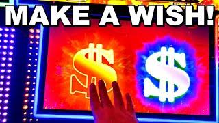 MAKE A WISH WITH ME ON FORTUNE BLAST BLAZING LUCK!!!! - New Las Vegas Casino Slot Machine Bonus Game