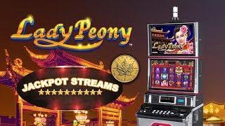 BIG WIN - LADY PEONY JACKPOT STREAMS - Slot Machine Bonus