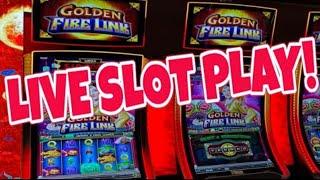 Golden Fire Link Slot Play! ⋆ Slots ⋆Brand New Slots Live in Atlantic City - Part 2