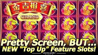 Near Full Screen and Top Up Bonus in NEW Jin Ji Bao Xi Grand Phoenix and Tiger Slots at Yaamava!