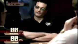 Mike Matusow starts to cry after a Bad Beat