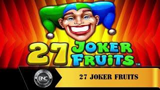 27 Joker Fruits slot by SYNOT