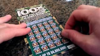 WIN UP TO $4,000,000 $20 100X THE CASH SCRATCH OFF TICKET