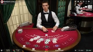 £800 Vs Online Blackjack Session One Seat With Side Bets
