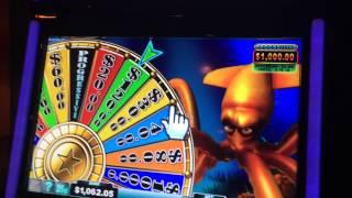 Attack from the 100 FT Bonus Keno Slot Machine Bonus - Wheel Bonus