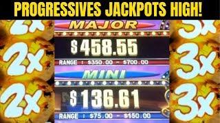 PROGRESSIVE JACKPOTS where are you• RAWHIDE | WONDER 4 SPINNING FORTUNE