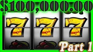 $100,000 in CASINO SLOT MACHINE WINS! 1/2 JACKPOT Wins •1• SDGuy1234