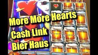 More More Hearts, Cash Link, Bier Haus: Max Bet Bonuses