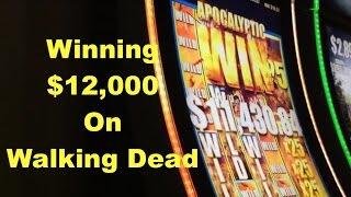 JACKPOT!!! MASSIVE WIN!!! Neighbors Hits HUGE Most Unbelievable Hit on Walking Dead Slot Machine
