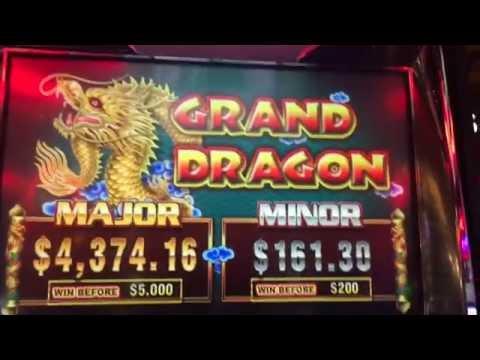 Grand Dragon 25 cents machine $5 bet bonus ** SLOT LOVER **