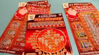 SANTA'S Million's Scratchcards and HOT MONEY.....with Piggy