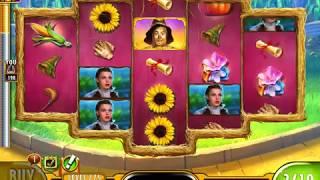 WIZARD OF OZ: SCARECROW Video Slot Game with an "EPIC WIN" FREE SPIN BONUS