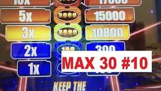 •MAX 30 ( #10 ) Series ! •Winning Streak JUNGLE WILD Slot machine (WMS)•$5.00 MAX BET