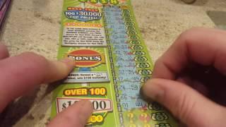 NEW GAME! $30,000 30X THE CASH $30 CONNECTICUT LOTTERY SCRATCH OFF TICKET!