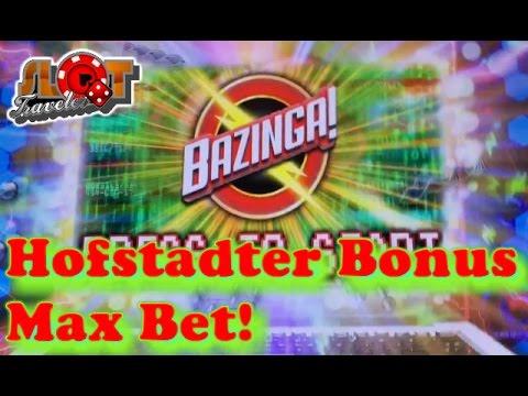 ★  MAX BET - Big Bang Theory Slot Machine Hofstadter Bonus ♠ SlotTraveler ♠
