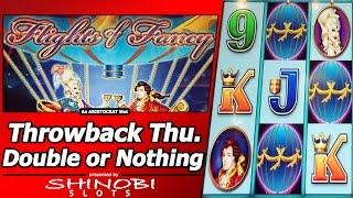 Flights of Fancy Slot - TBT Double or Nothing, Live Play and Free Spins