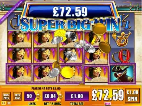 £143.20 SUPER BIG WIN (143X STAKE) ON VENETIAN ROMANCE™ ONLINE SLOT AT JACKPOT PARTY®