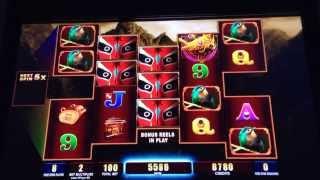 Nightingale - WMS X-Reels Slot Machine Bonus Win