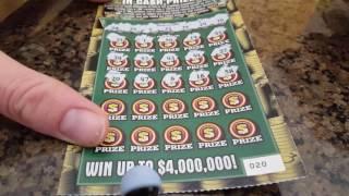 $4,000,000 100X THE CASH $20 ILLINOIS LOTTERY SCRATCHCARD.