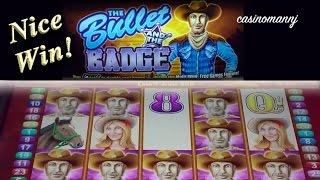 The Bullet and the Badge Slot - NICE WIN - Slot Machine Bonus