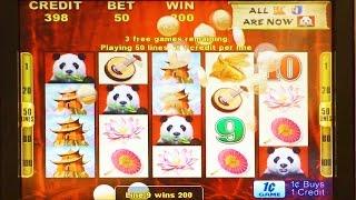 Wild Panda Slot Machine, Live Play & Nice Bonus