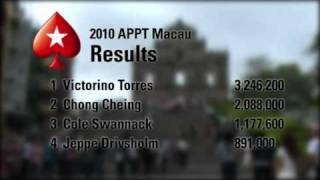 APPT Macau 2010: Tournament Recap PokerStars.com