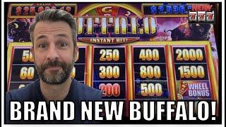 I've never seen anyone play this slot before! It's a brand new BUFFALO INSTANT HIT!