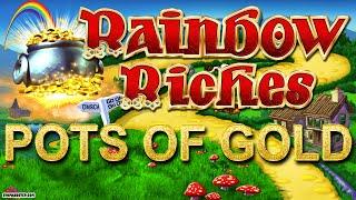 Rainbow Riches Pots of Gold with POTS, Leprechauns and FOUR Wishing Wells!