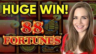 HUGE BONUS! BIG WIN! 88 Fortunes Slot Machine!